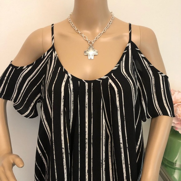 Stylish Striped Lush Brand Flowy Top - Nordstrom - Picture 7 of 8